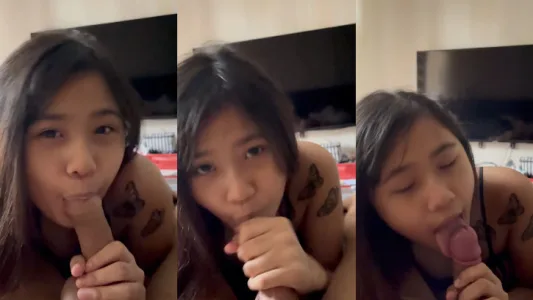 Em gái non tơ trổ tài bú cu làm anh sướng